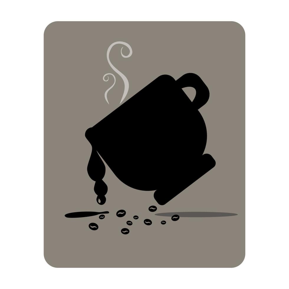 vettore logo caffè