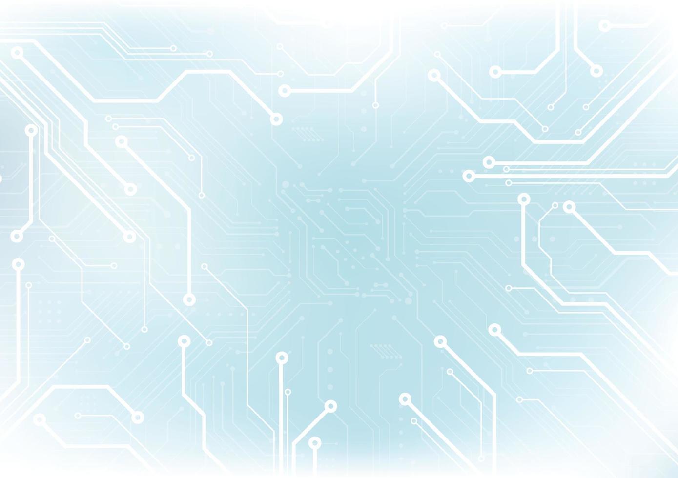 sfondo astratto con struttura del circuito di tecnologia. illustrazione della scheda madre elettronica. comunicazione e concetto di ingegneria. illustrazione vettoriale