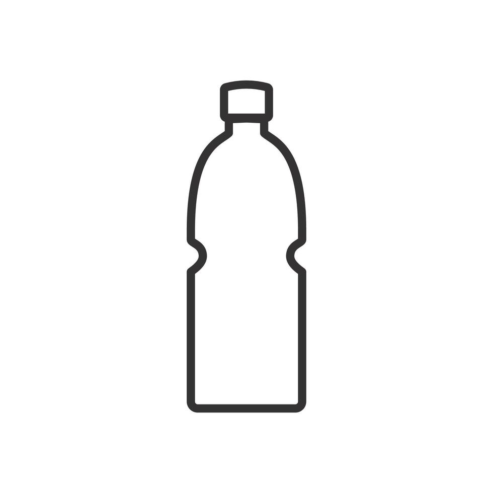 bottiglia icona vettore logo modello piatto di moda