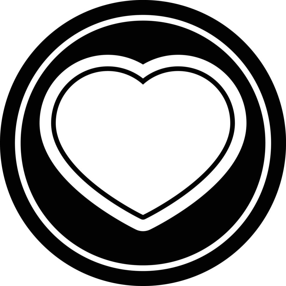 cuore grafico vettore circolare simbolo
