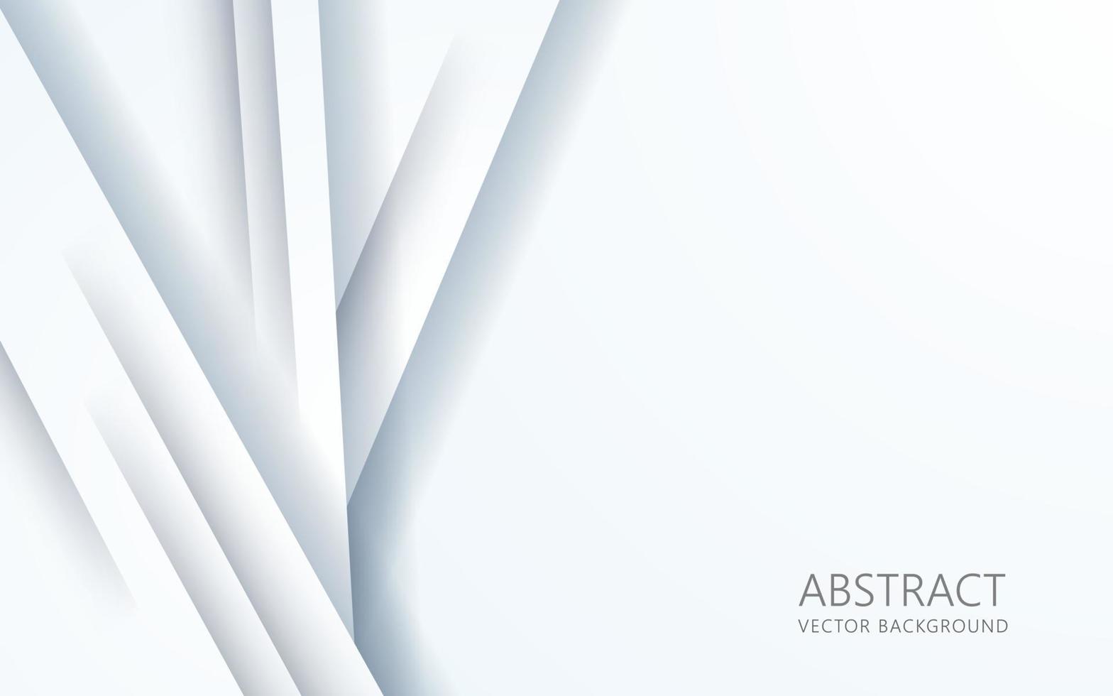 astratto moderno bianca grigio diagonale banda con ombra e leggero sfondo. eps10 vettore