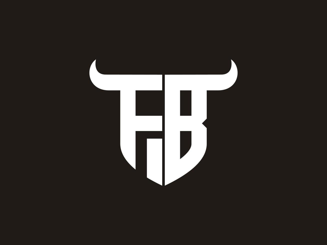 iniziale fb Toro logo design. vettore