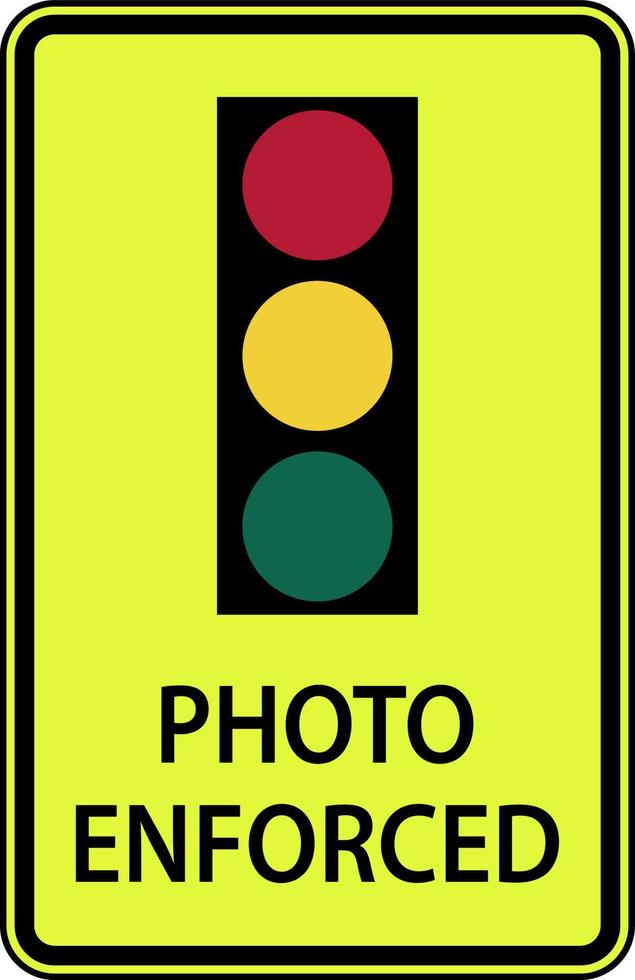 traffico segnale foto forzata cartello vettore