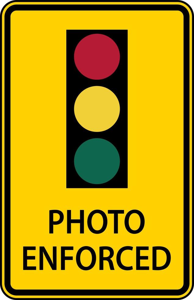 traffico segnale foto forzata cartello vettore
