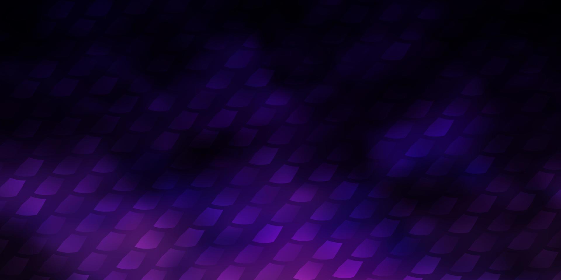 sfondo vettoriale viola scuro con rettangoli.