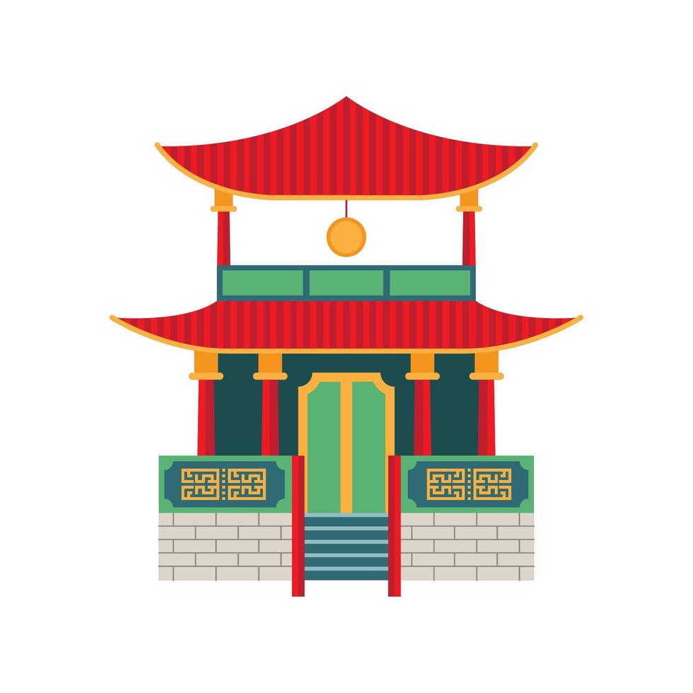 pagoda della cultura cinese vettore