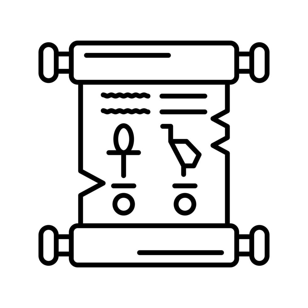 papiro vettore icona