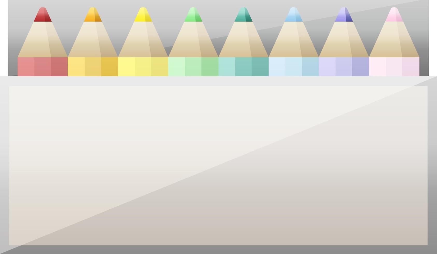 imballare di colorazione matite grafico vettore illustrazione icona
