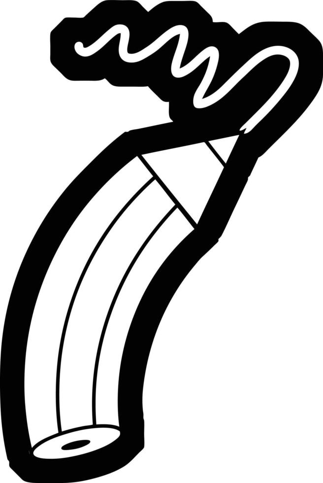 vettore icona illustrazione di un' matita disegno un' linea