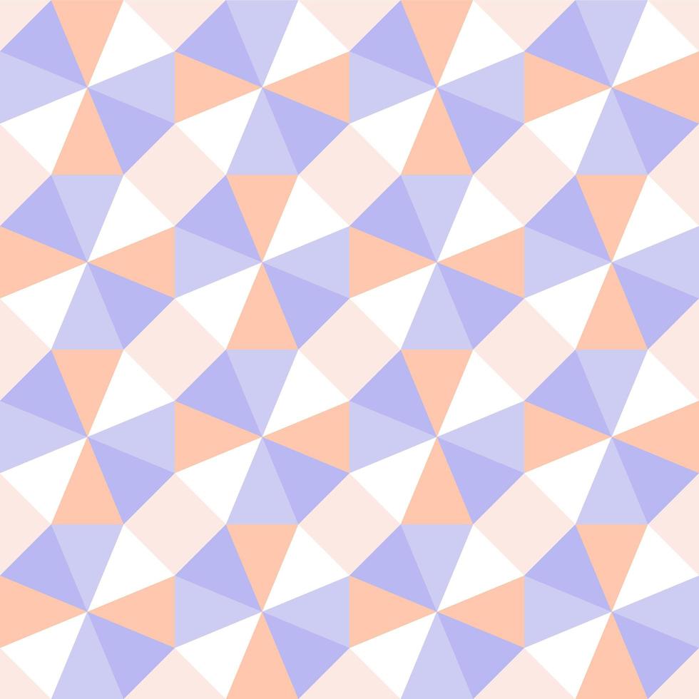 modello di geometria ottica triangolo pastello senza soluzione di continuità vettore