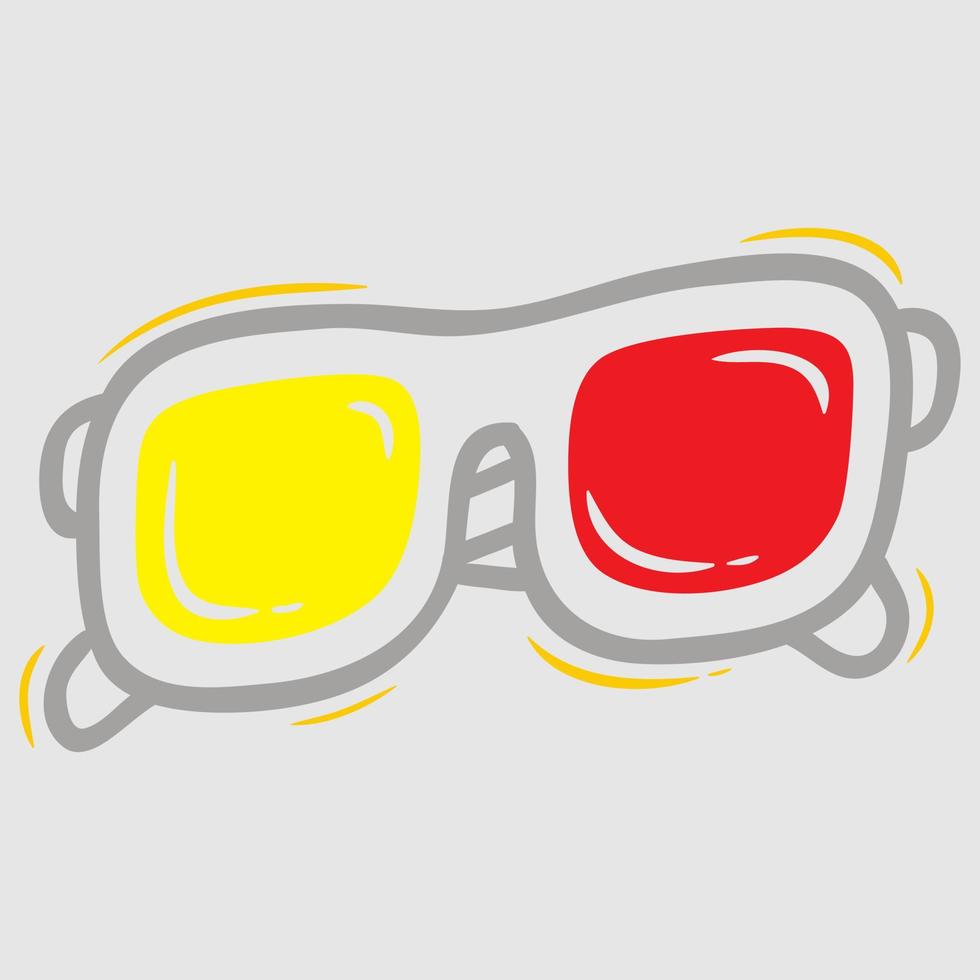occhiali da vista logo, spettacoli logo, bicchieri logo, semplice logo, facile per ricorda e può essere visto bene anche a partire dal un' distanza vettore