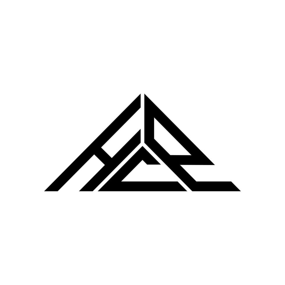 hcp lettera logo creativo design con vettore grafico, hcp semplice e moderno logo nel triangolo forma.