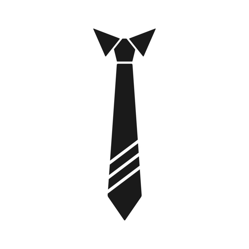 cravatta icona, cravatta icona nel di moda piatto design vettore