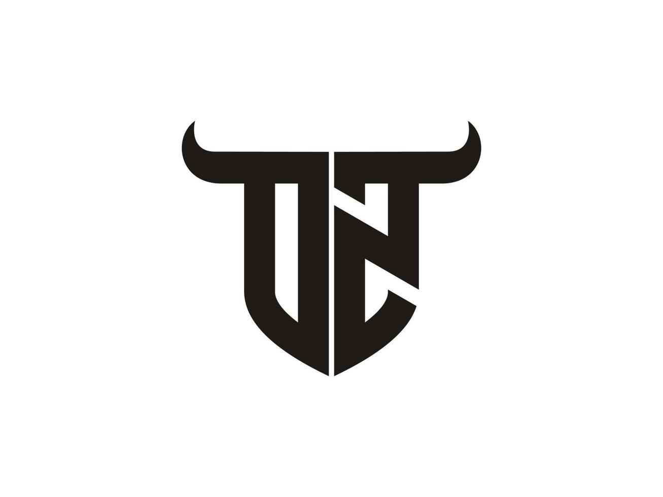 iniziale oz Toro logo design. vettore