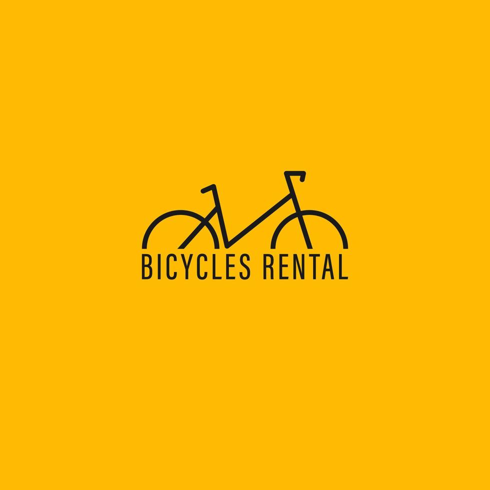 vettore logo bicicletta