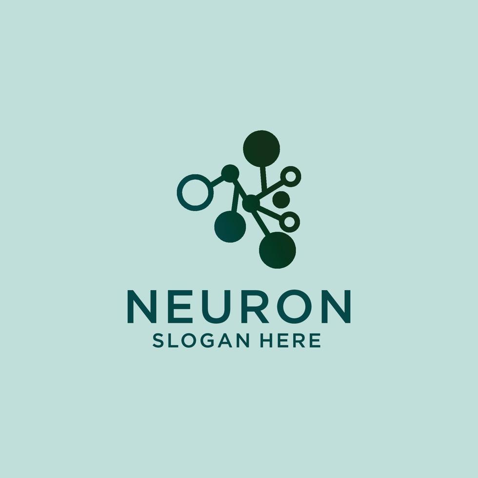 neurone logo icona vettore Immagine