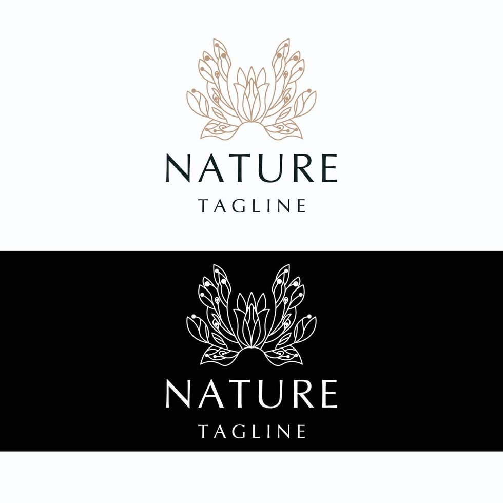 natura logo icona vettore Immagine