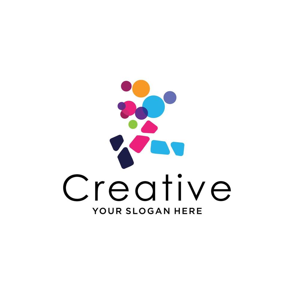 creativo logo icona design vettore