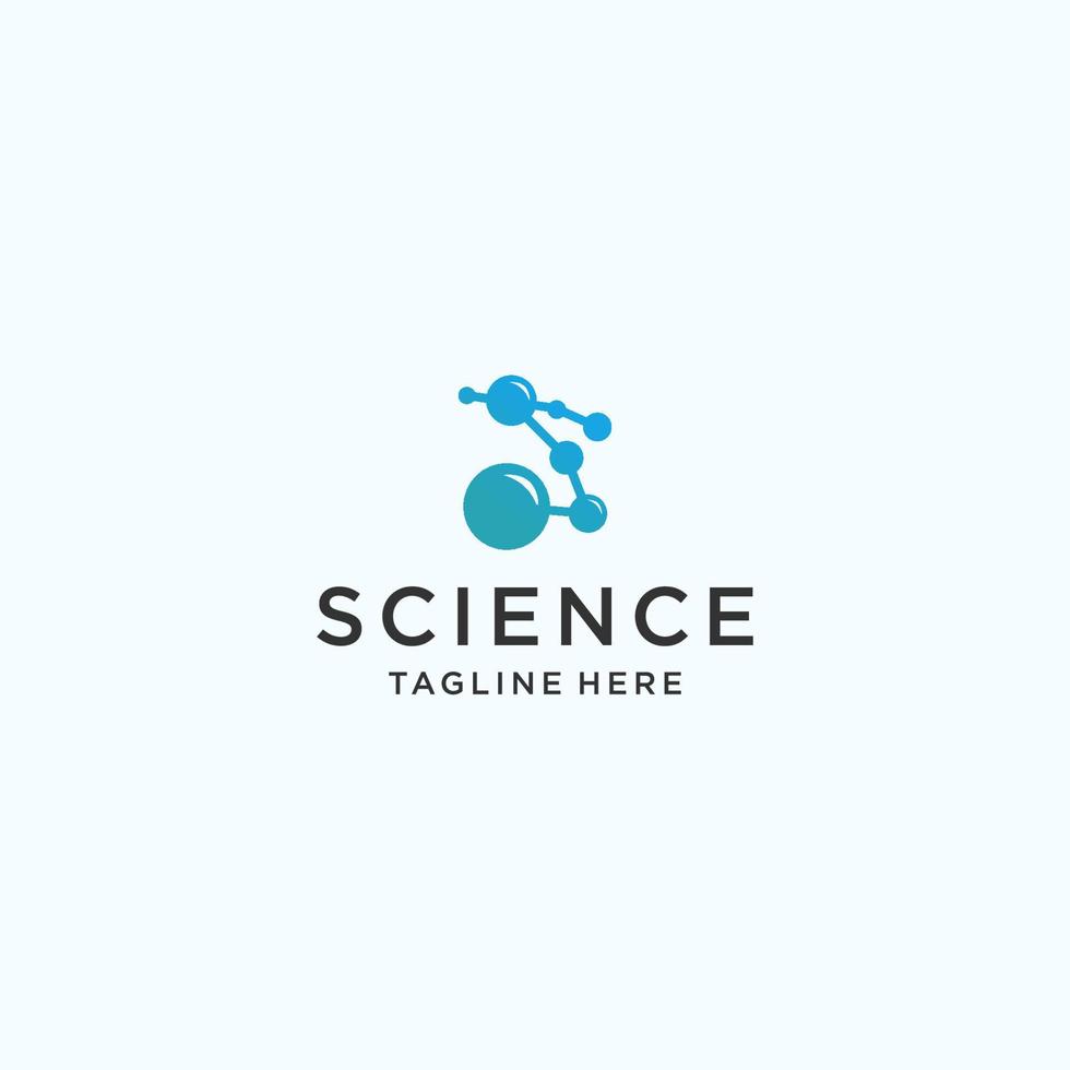 scienza logo icona design vettore