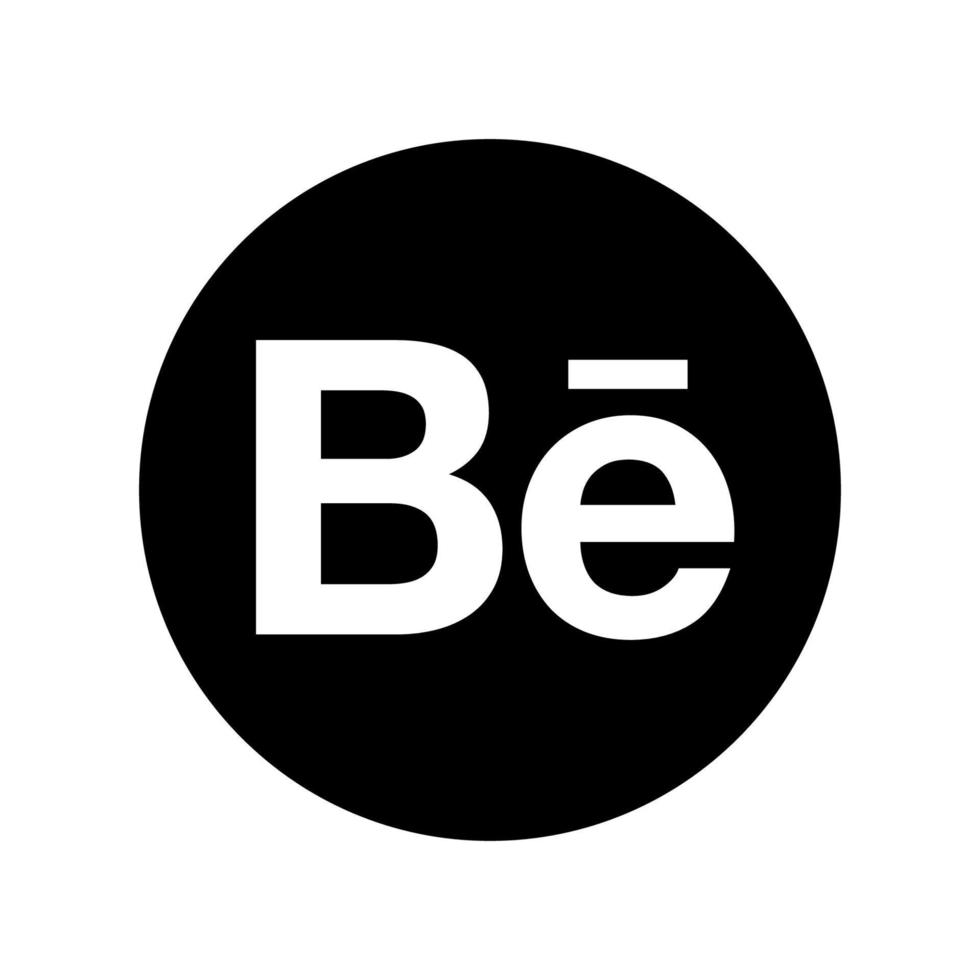 Behance logo su trasparente isolato sfondo. vettore