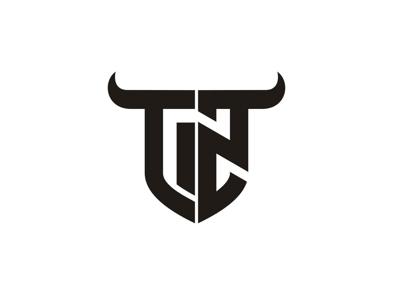 iniziale tz Toro logo design. vettore