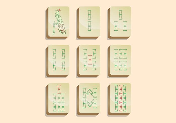 Icona di vettore Mahjong