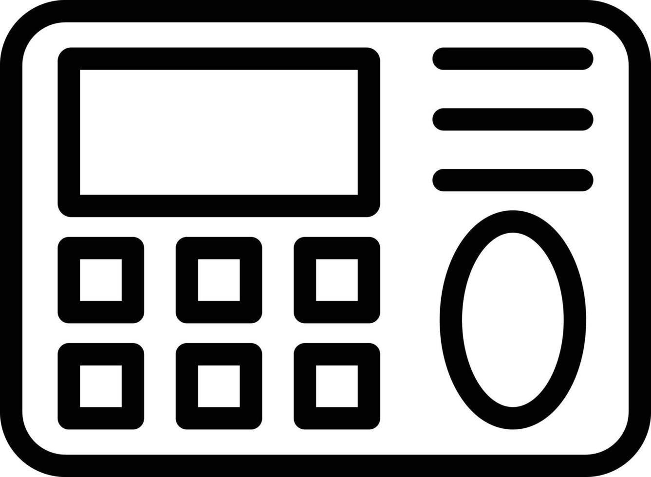 stile icona scanner di impronte digitali vettore