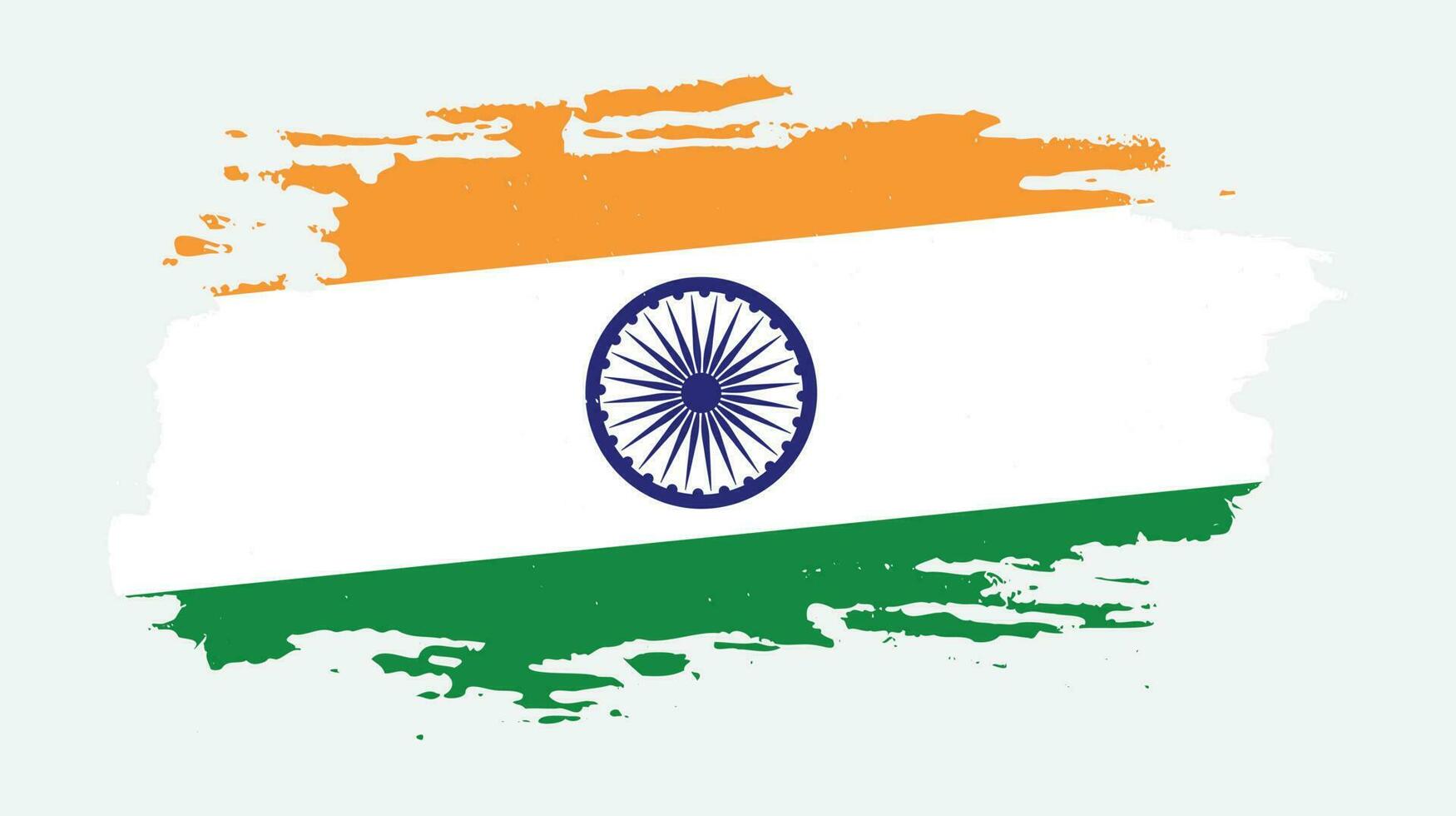 professionale grafico indiano grunge struttura bandiera vettore