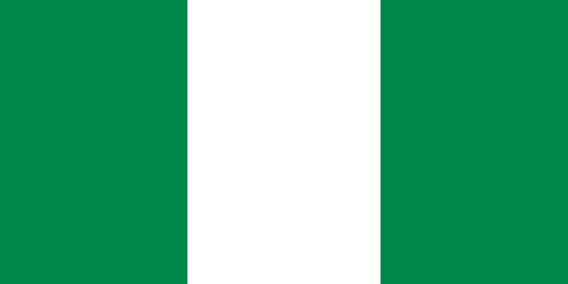 bandiera di Nigeria. simbolo di indipendenza giorno, souvenir calcio gioco, pulsante linguaggio, icona. vettore