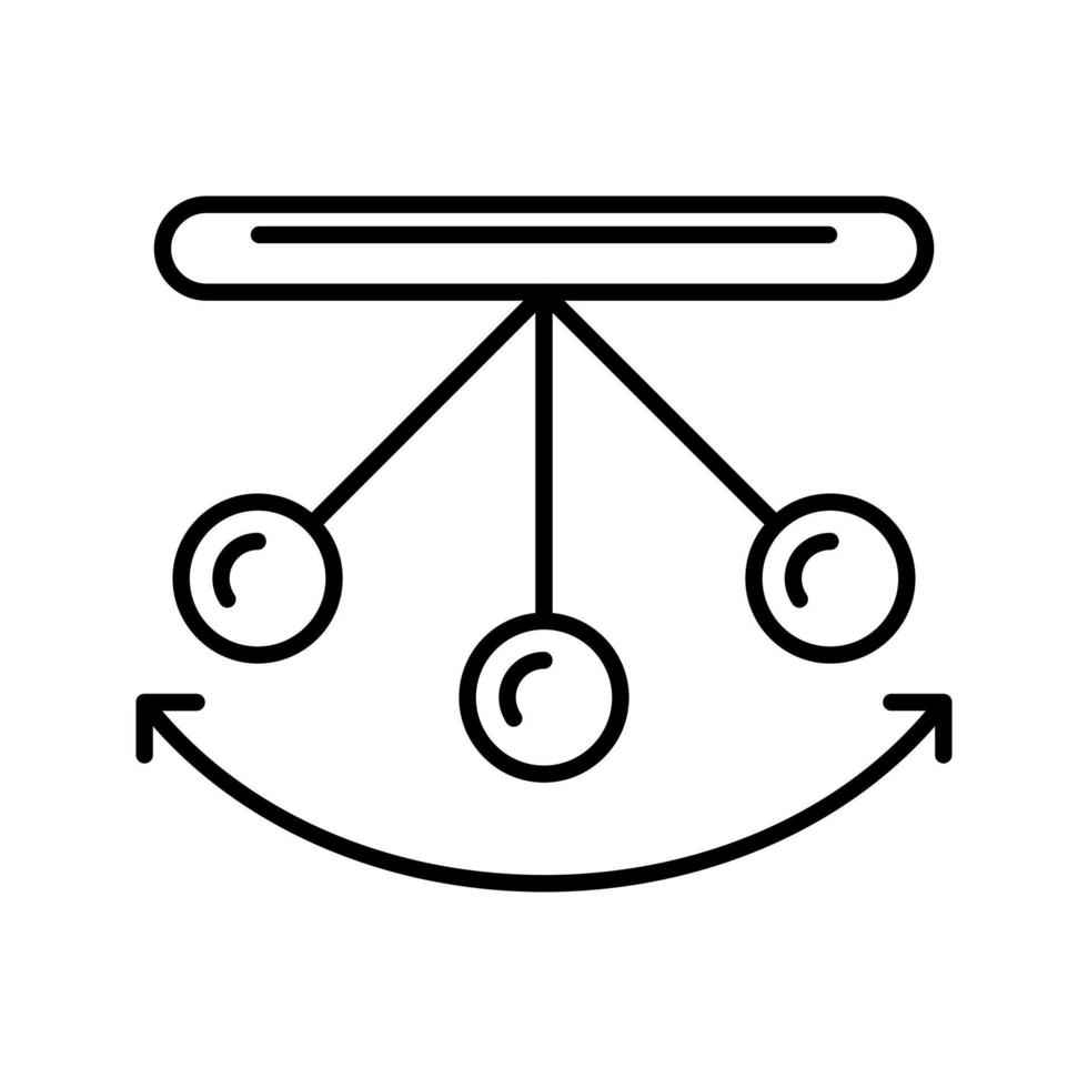 pendolo vettore icona