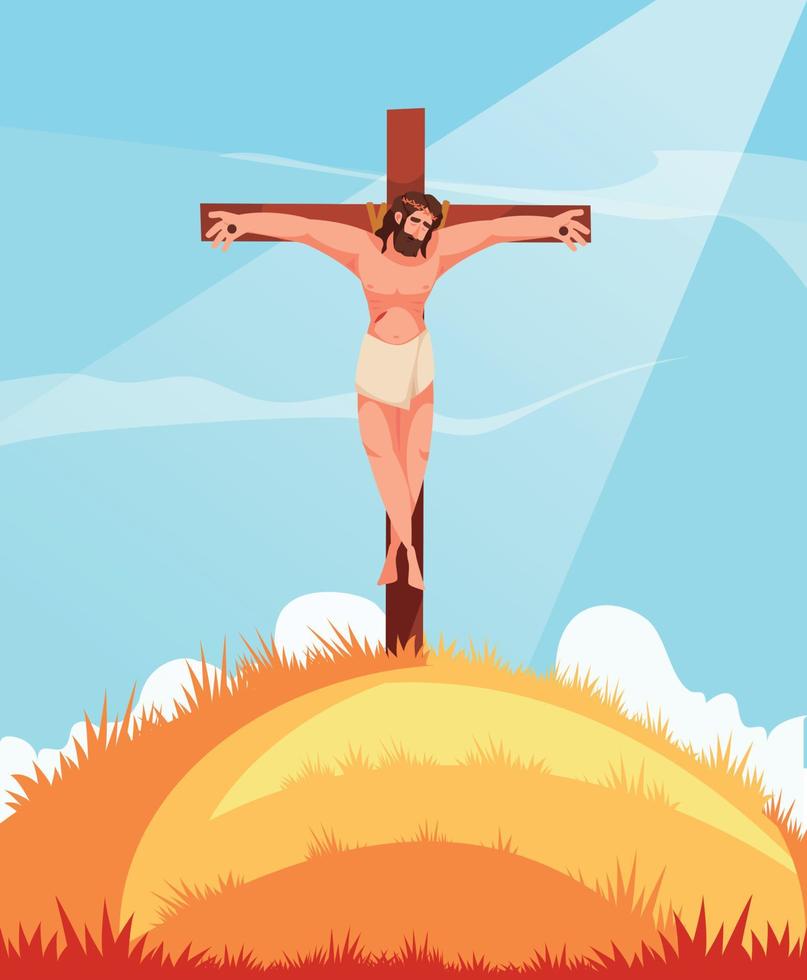 illustrazione di gesù cristo vettore