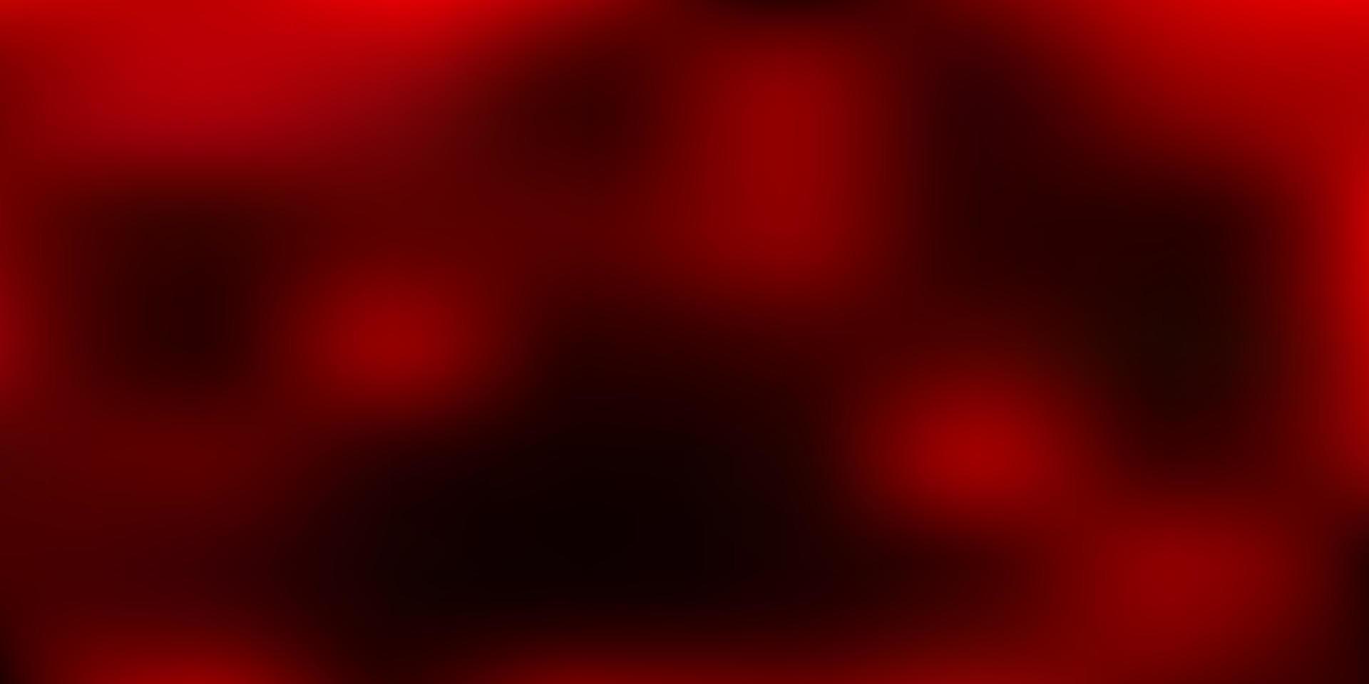 layout di sfocatura sfumata vettoriale rosso scuro.