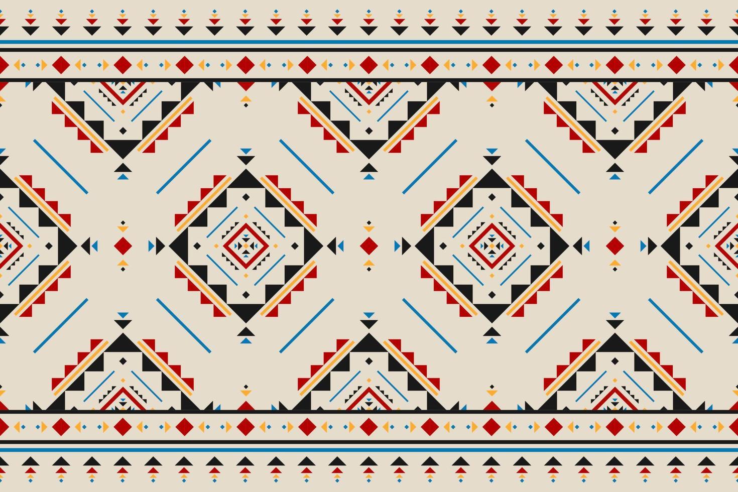 tappeto tribale modello stile. geometrico etnico senza soluzione di continuità modello tradizionale. azteco etnico ornamento Stampa. vettore
