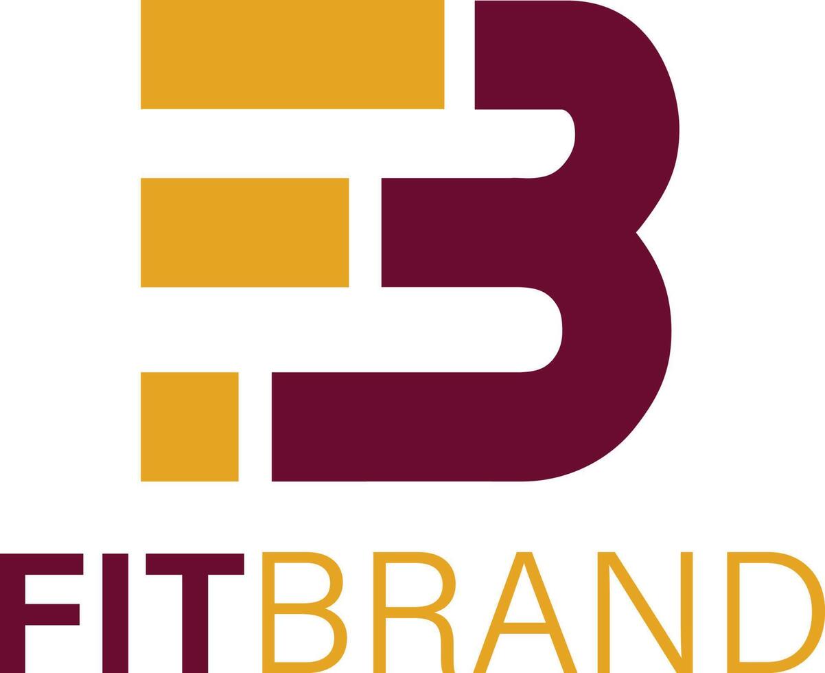 fb iniziale lettera logo ispirazione. f e B combinazione logo vettore design.