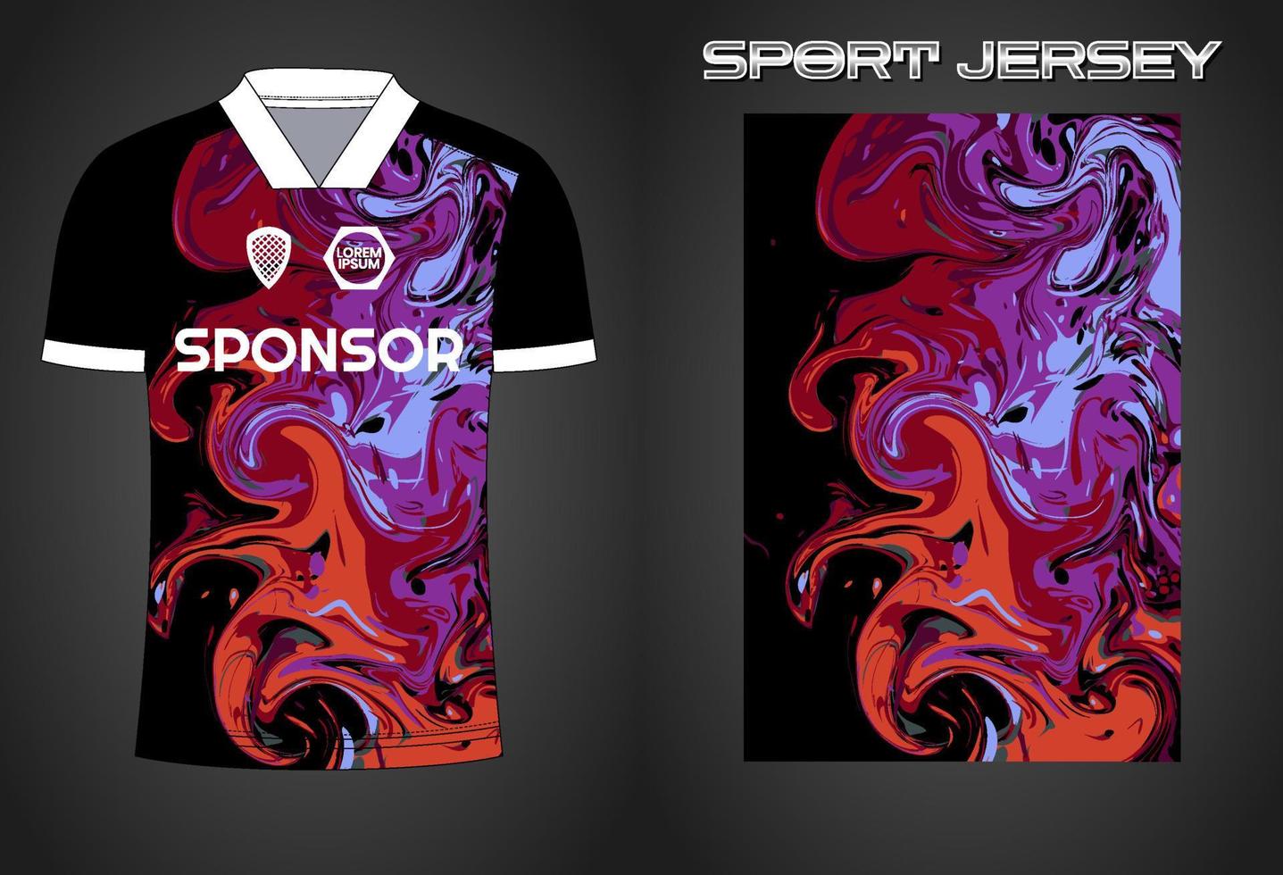 calcio maglia sport camicia design modello vettore