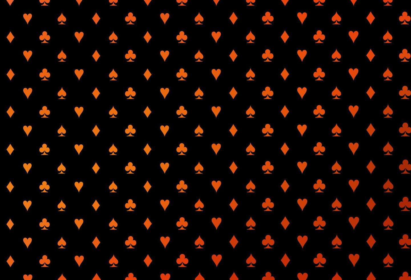 layout vettoriale arancione scuro con elementi di carte.
