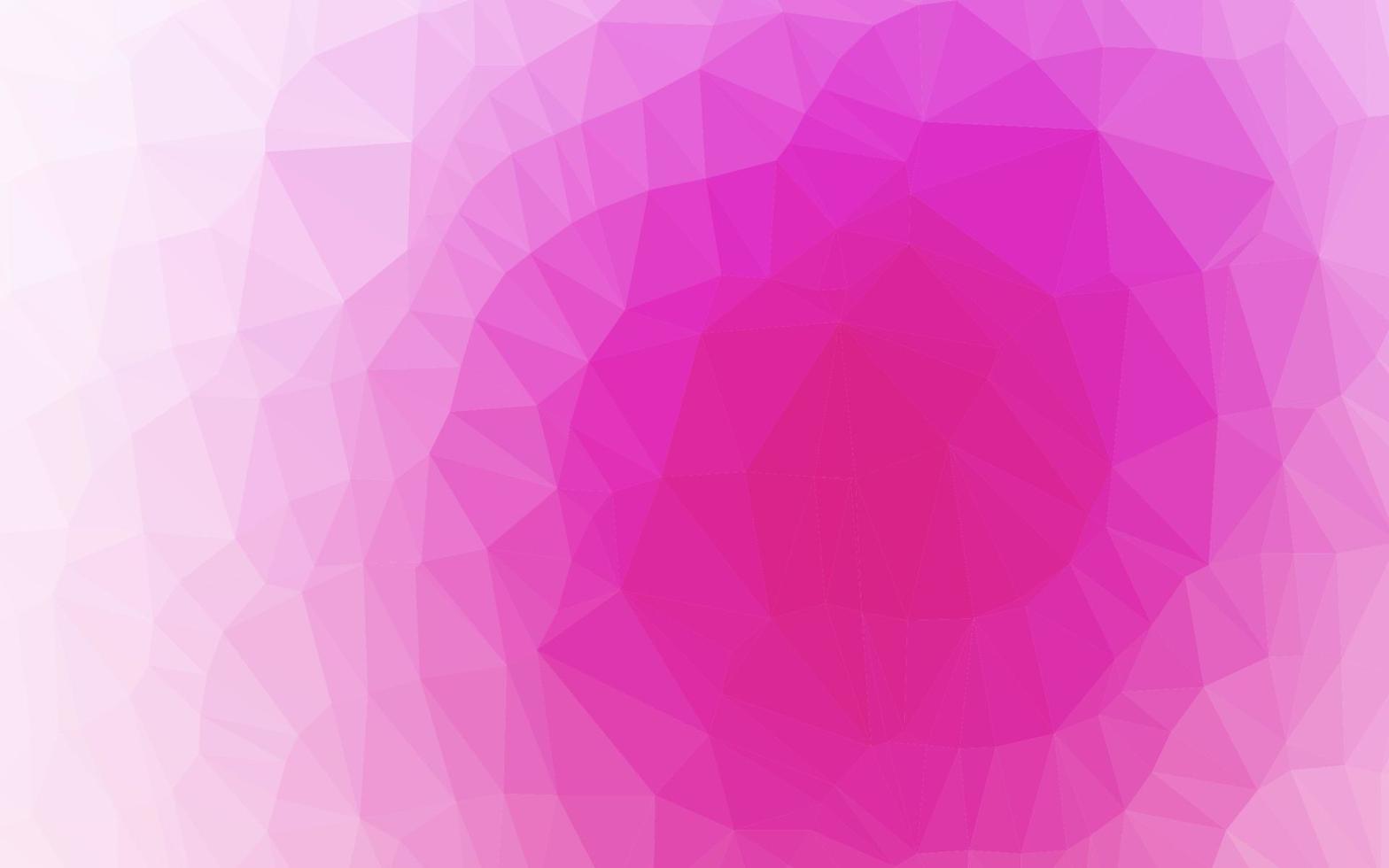 sfondo astratto poligono vettoriale rosa chiaro.