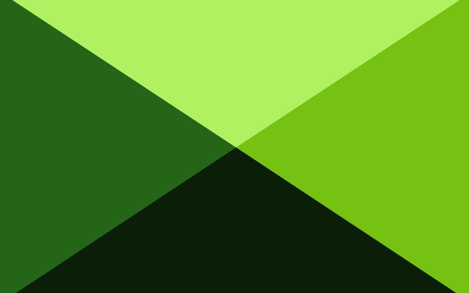 modello di triangolo sfocato vettoriale verde chiaro.
