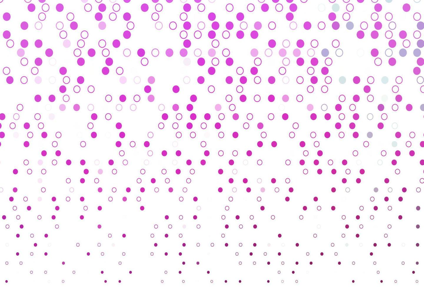 sfondo vettoriale rosa chiaro con punti.