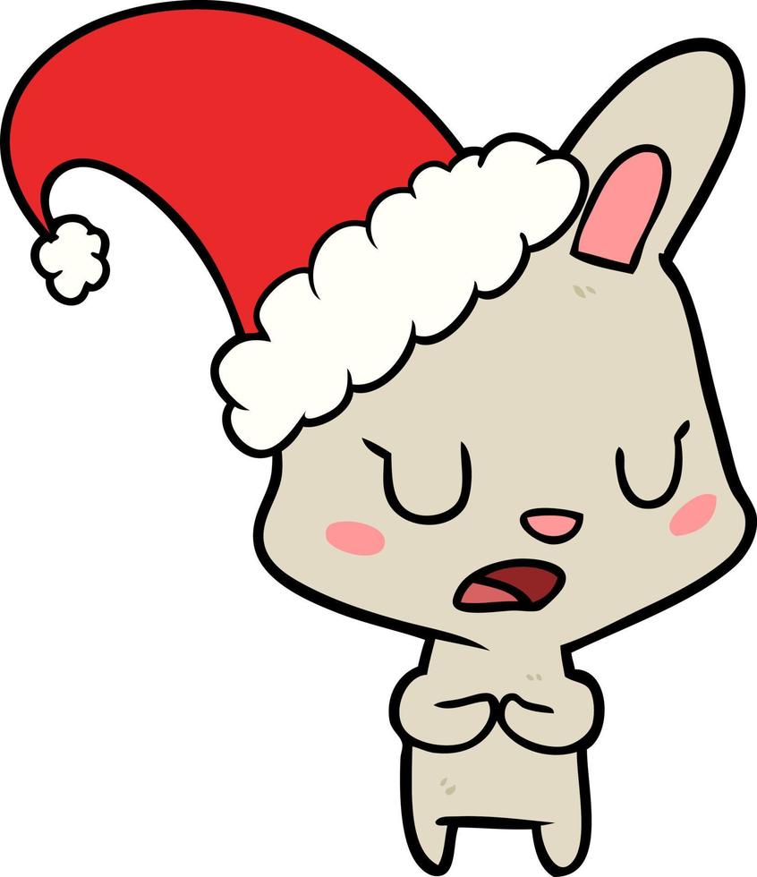 vettore coniglio personaggio nel cartone animato stile