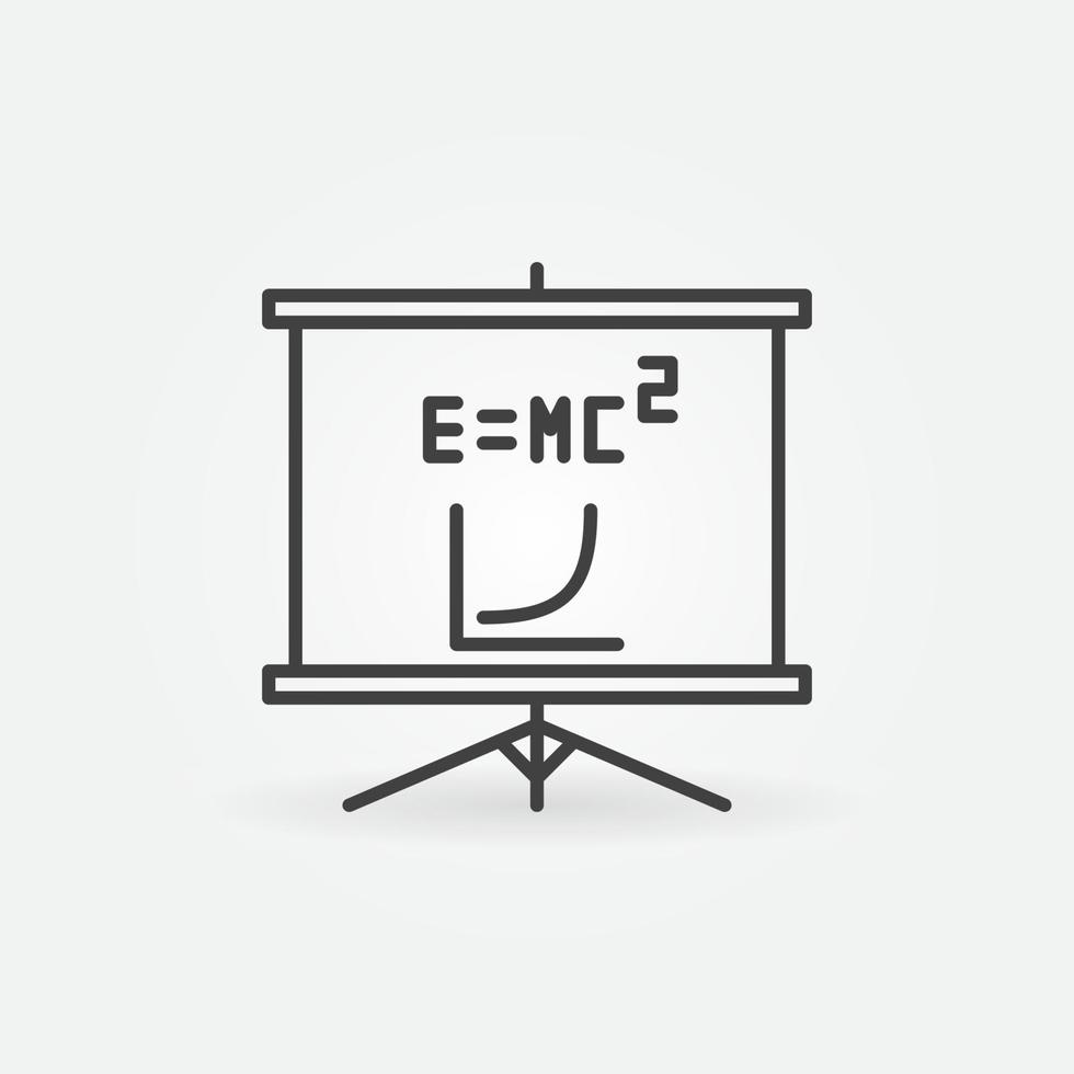 fisica presentazione tavola schema vettore concetto icona