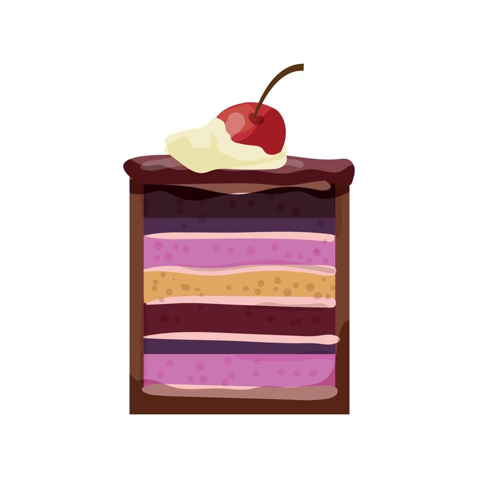 illustrazioni di torta vettore