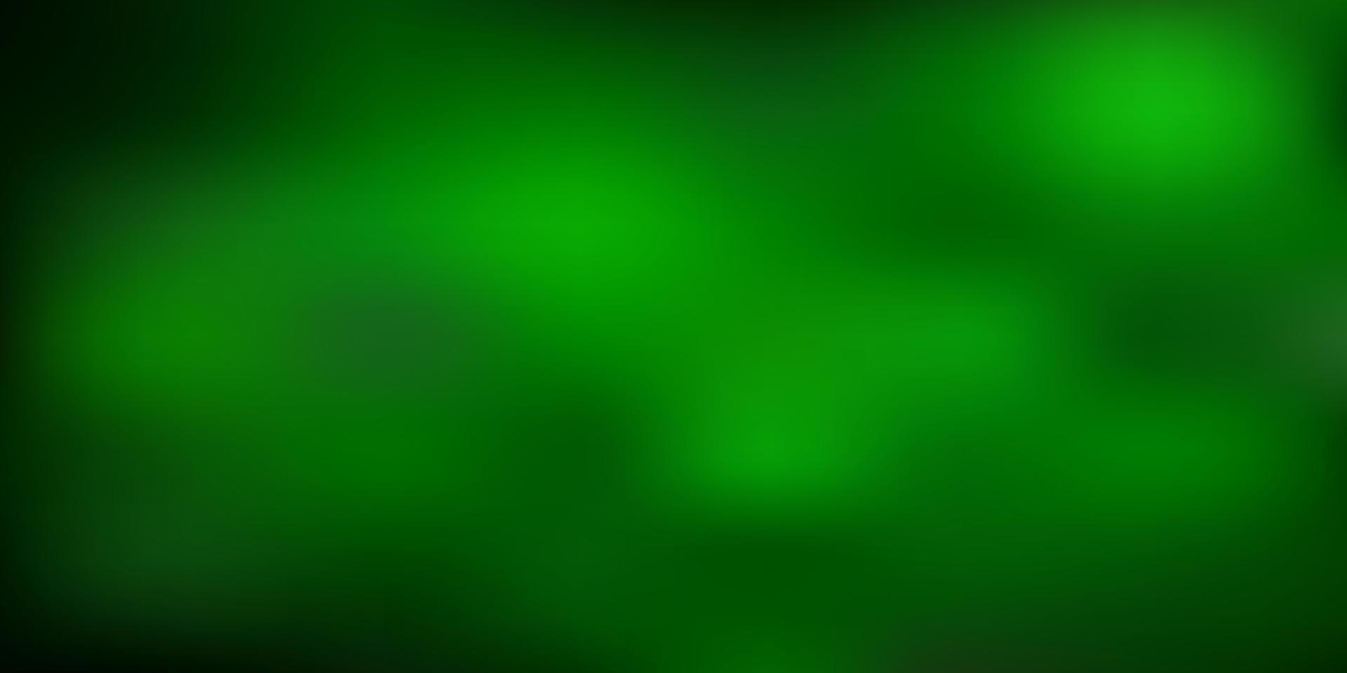 trama di sfocatura astratta vettoriale verde scuro.