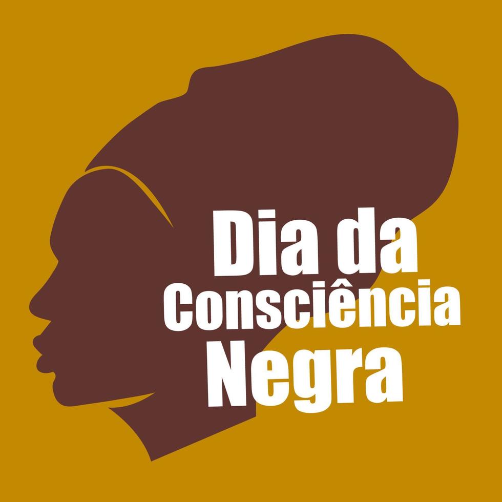 dia da Consciencia negra illustrazione astratto donne ritratto design vettore