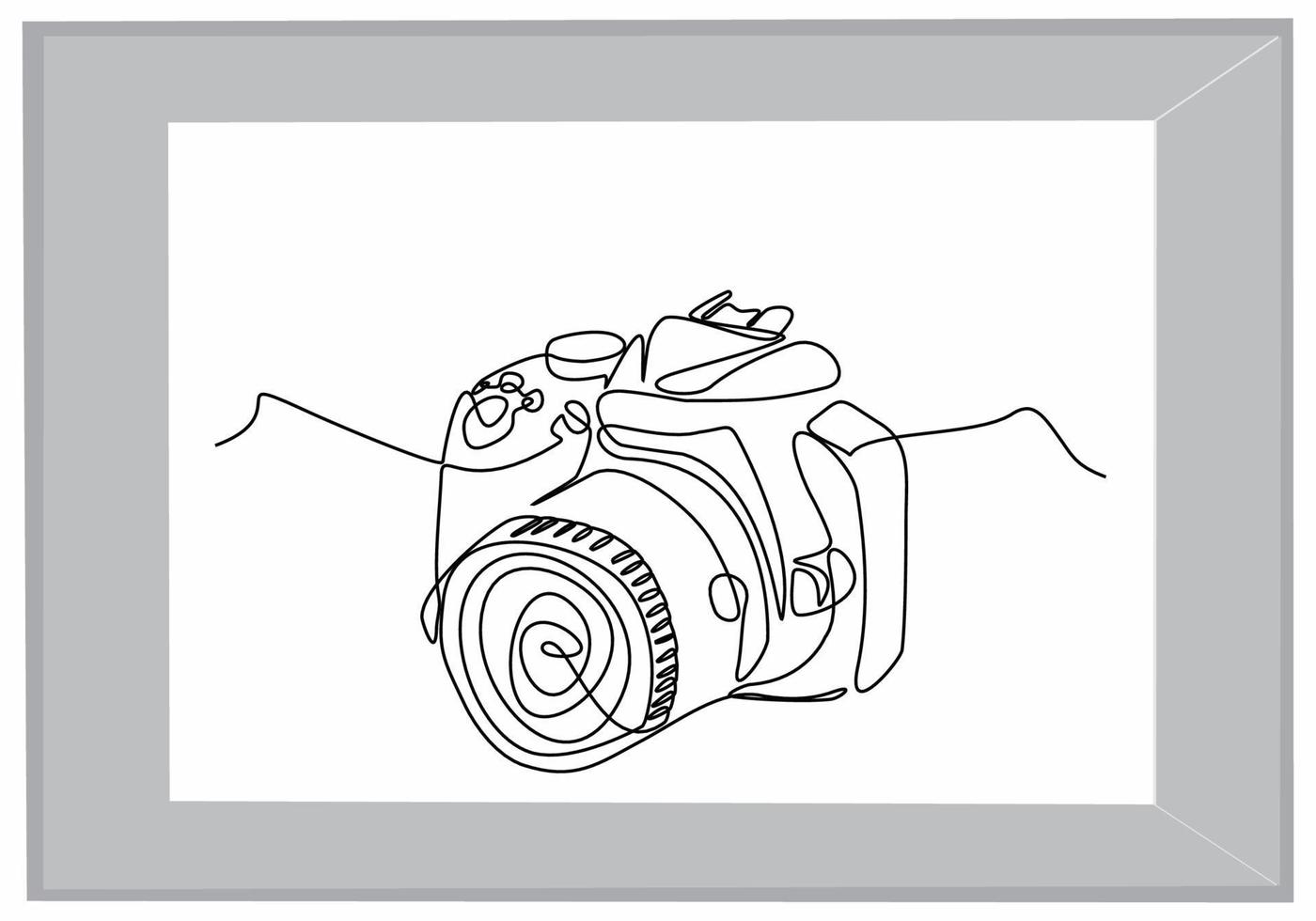 continuo linea telecamera vettore