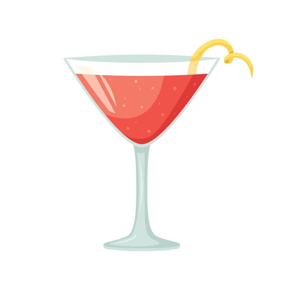 vettore illustrazione di un' club alcolizzato cocktail. Cosmopolita