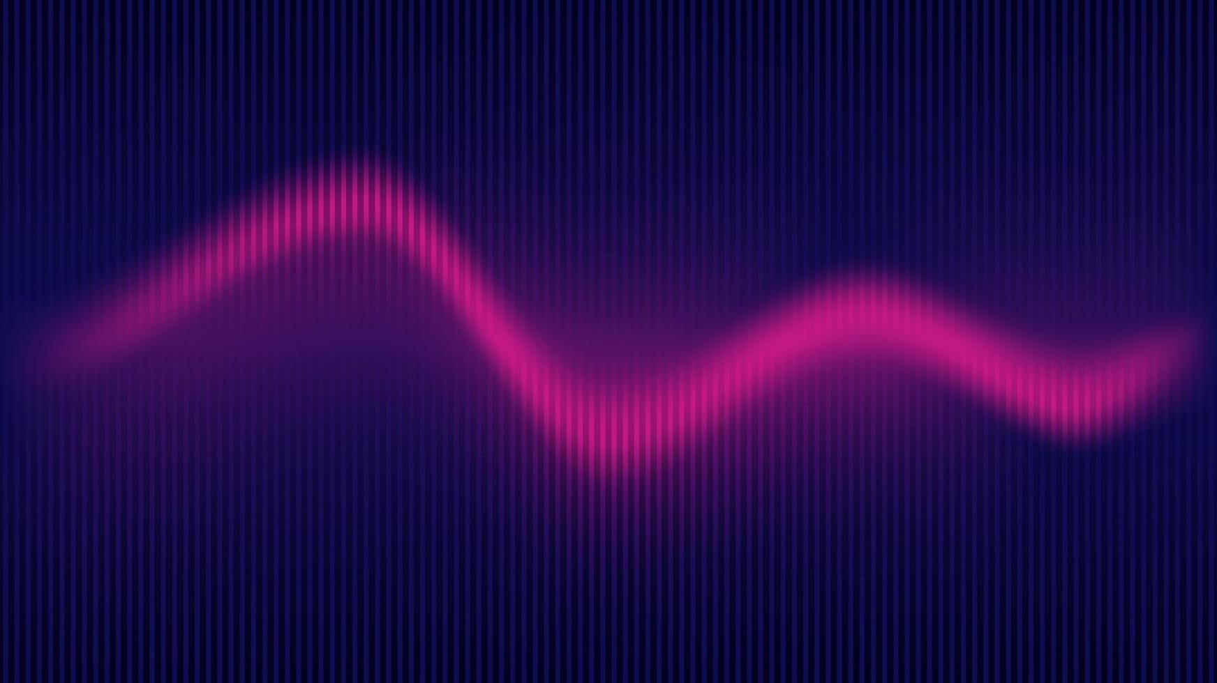 astratto rosa suono onda sfocato su blu sfondo tecnologia concetto vettore