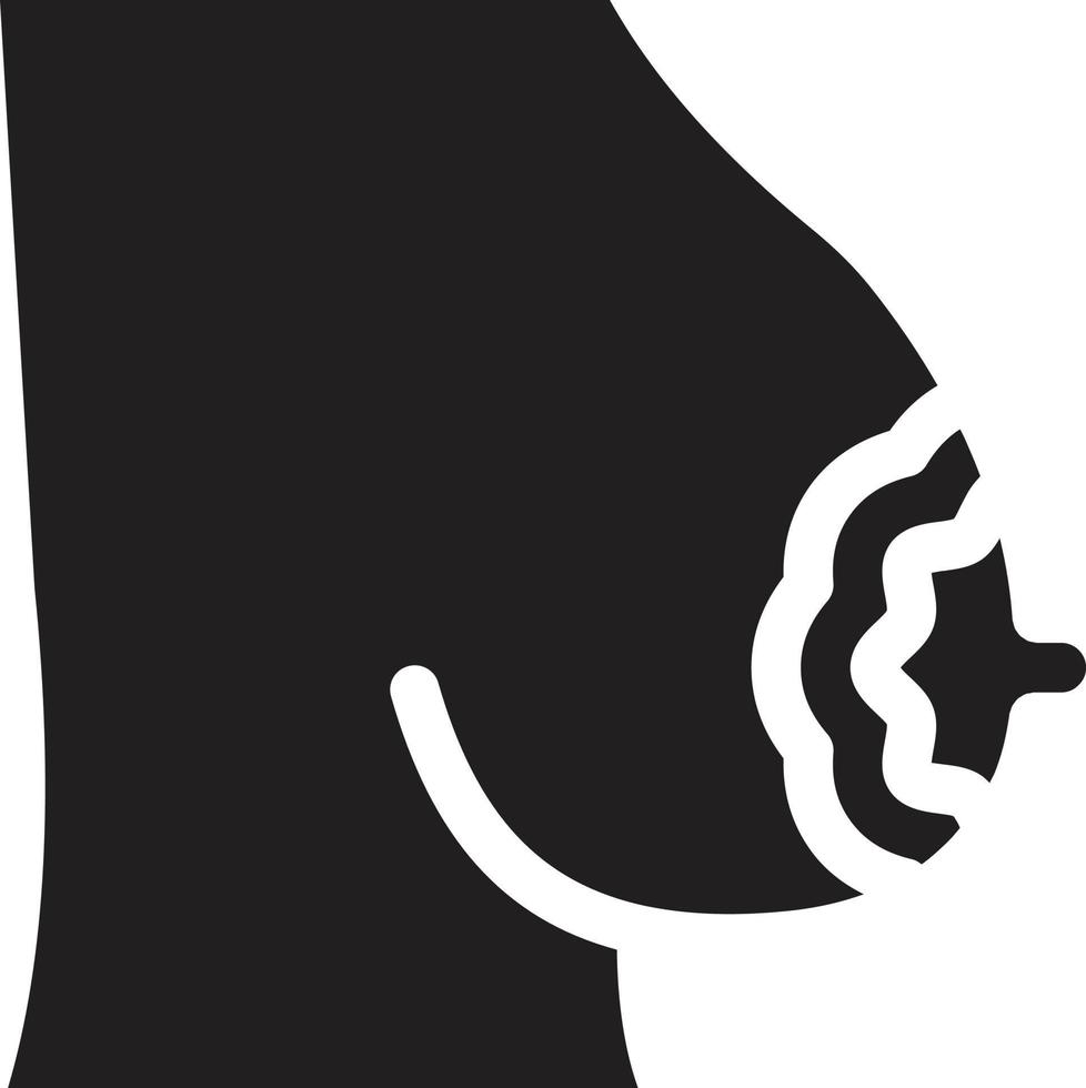 illustrazione vettoriale del seno su uno sfondo simboli di qualità premium. icone vettoriali per il concetto e la progettazione grafica.
