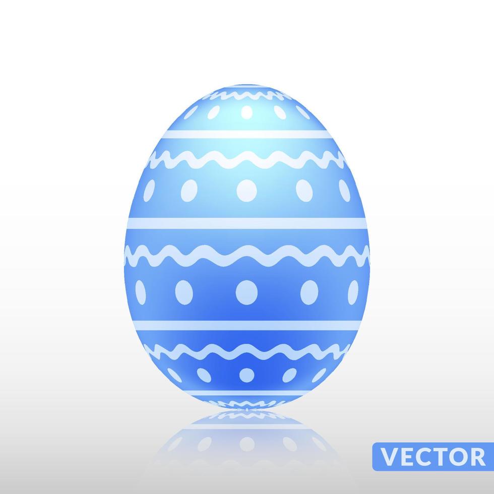 realistico uovo con esotico pelle modello, vettore, illustrazione. vettore
