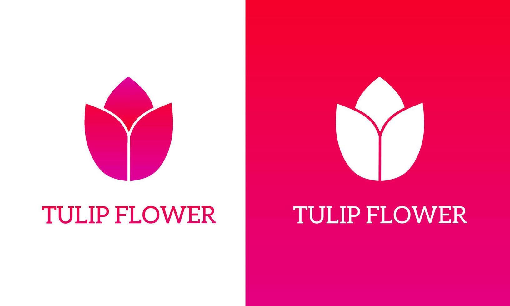 illustrazione vettore grafico di modello logo tulipano fiori